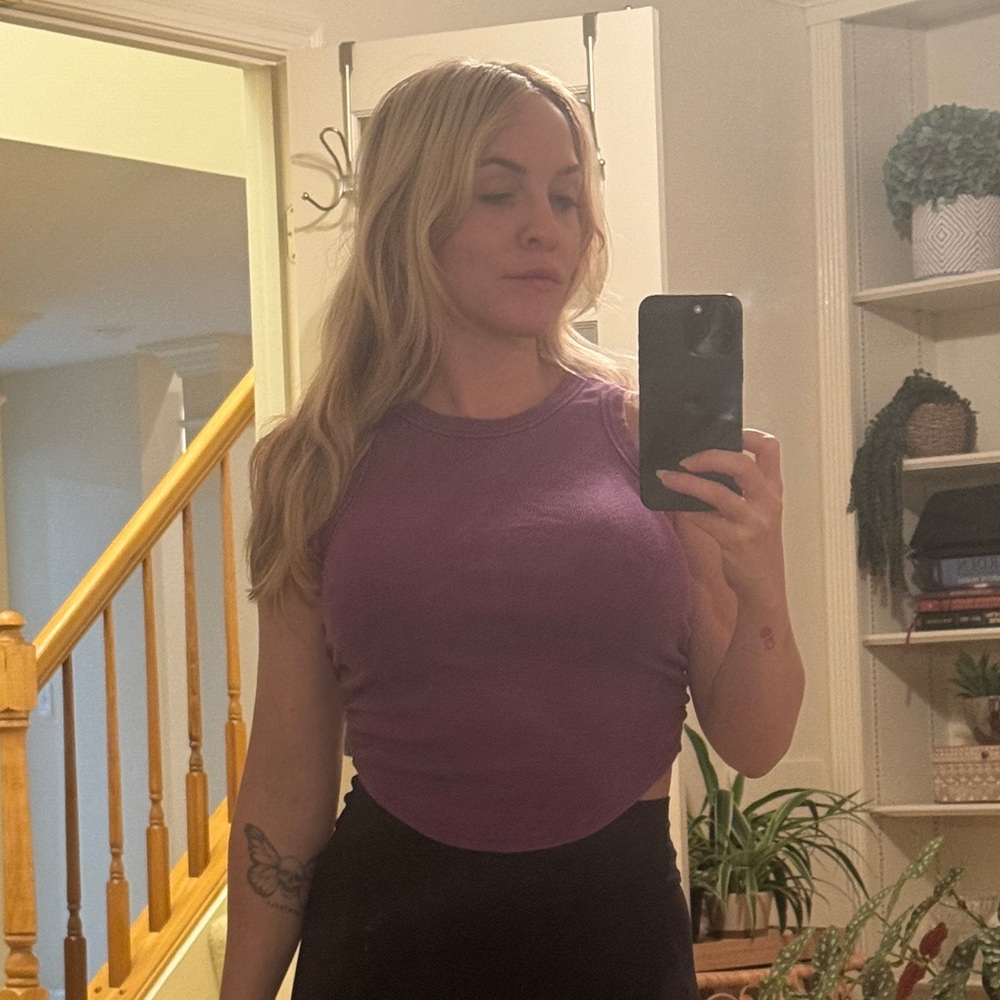 Purple Sleeveless Women's Top